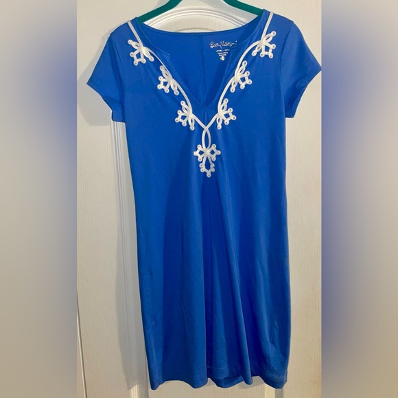 Lilly Pulitzer Brewster Dress in Bay Blue - Women’s Size XS - Picture 4 of 9